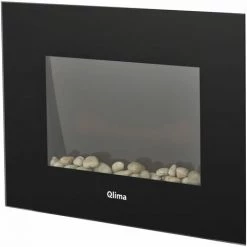 Qlima Chauffage électrique Avec Effet De Flamme EFE 2018 1800 W Noir - Noir -Chauffage d'extérieur Soldes 19920402 4