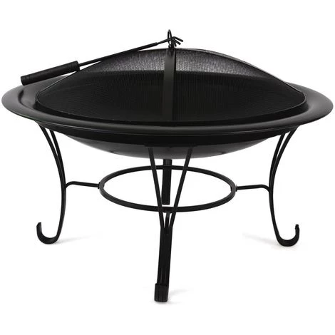 HABITAT ET JARDIN Chauffage D'extérieur "Brasero 2" - Ø 76 Cm - Noir 3 HABITAT ET JARDIN Chauffage D'extérieur "Brasero 2" - Ø 76 Cm - Noir