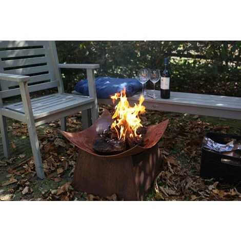 ESSCHERT DESIGN Vasque Carrée Aspect Rouillé Marron - Rouille 6 ESSCHERT DESIGN Vasque Carrée Aspect Rouillé Marron - Rouille – Image 4