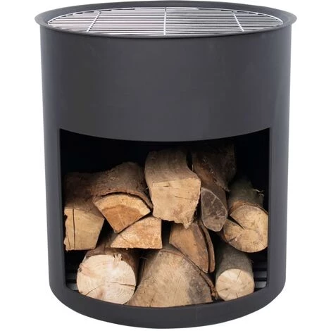 RED FIRE RedFire Tonneau à Feu Milshire Noir Acier - Noir 4 RED FIRE RedFire Tonneau à Feu Milshire Noir Acier - Noir – Image 2