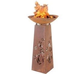Colonne De Feu HHG-465, Four De Jardin, Brasero, Patine 108x58x58 Cm 8 Colonne De Feu HHG-465, Four De Jardin, Brasero, Patine 108x58x58 Cm -Chauffage d'extérieur Soldes 22327285 2