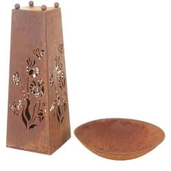 Colonne De Feu HHG-465, Four De Jardin, Brasero, Patine 108x58x58 Cm 9 Colonne De Feu HHG-465, Four De Jardin, Brasero, Patine 108x58x58 Cm -Chauffage d'extérieur Soldes 22327285 3