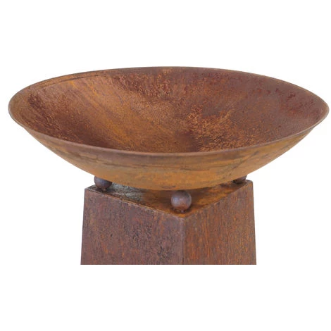 Colonne De Feu HHG-465, Four De Jardin, Brasero, Patine 108x58x58 Cm 6 Colonne De Feu HHG-465, Four De Jardin, Brasero, Patine 108x58x58 Cm – Image 4