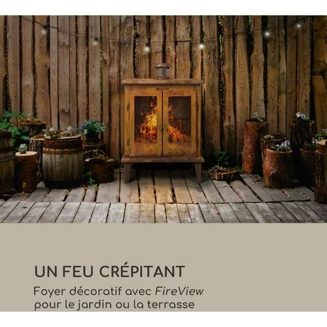 Blumfeldt Flame Locker Braséro Cheminée De Jardin 58x30cm Désign Vintage 4 Blumfeldt Flame Locker Braséro Cheminée De Jardin 58x30cm Désign Vintage – Image 2