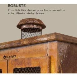 Blumfeldt Flame Locker Braséro Cheminée De Jardin 58x30cm Désign Vintage 9 Blumfeldt Flame Locker Braséro Cheminée De Jardin 58x30cm Désign Vintage -Chauffage d'extérieur Soldes 22845338 3