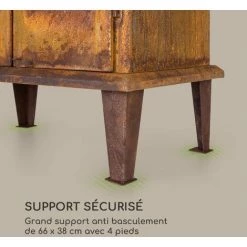 Blumfeldt Flame Locker Braséro Cheminée De Jardin 58x30cm Désign Vintage 10 Blumfeldt Flame Locker Braséro Cheminée De Jardin 58x30cm Désign Vintage -Chauffage d'extérieur Soldes 22845338 4