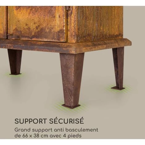 Blumfeldt Flame Locker Braséro Cheminée De Jardin 58x30cm Désign Vintage 6 Blumfeldt Flame Locker Braséro Cheminée De Jardin 58x30cm Désign Vintage – Image 4