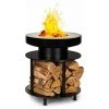 Blumfeldt Wood Stock 2-in-1 Braséro Ø56cm & Grill Barbecue Acier Noir 1 Blumfeldt Wood Stock 2-in-1 Braséro Ø56cm & Grill Barbecue Acier Noir -Chauffage d'extérieur Soldes 22845434 1