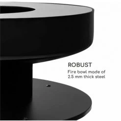 Blumfeldt Wood Stock 2-in-1 Braséro Ø56cm & Grill Barbecue Acier Noir 11 Blumfeldt Wood Stock 2-in-1 Braséro Ø56cm & Grill Barbecue Acier Noir -Chauffage d'extérieur Soldes 22845434 5