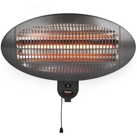 Tristar Chauffage Mural De Patio KA-5286 2000 W Quartz Noir - Noir 6 Tristar Chauffage Mural De Patio KA-5286 2000 W Quartz Noir - Noir – Image 4