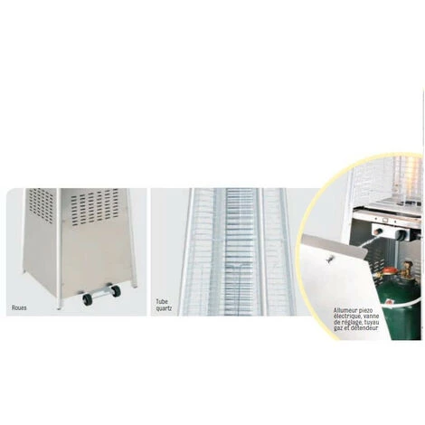 - Sovelor- Pyramide Chauffante Mobile Au Gaz Propane (G31) 13kW - LOUXOR 4 - Sovelor- Pyramide Chauffante Mobile Au Gaz Propane (G31) 13kW - LOUXOR – Image 2