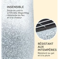 Blumfeldt Evora Braséro De Jardin Ø 45 Cm Grille De Cuisson Pierre Artificielle 10 Blumfeldt Evora Braséro De Jardin Ø 45 Cm Grille De Cuisson Pierre Artificielle -Chauffage d'extérieur Soldes 23416249 4