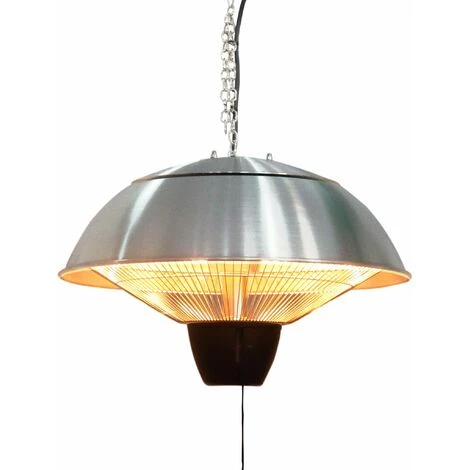 ALICE'S GARDEN Parasol Chauffant électrique Suspendu 1500W – Oslo – Chauffage D’extérieur Type Halogène. Kit De Suspension Inclus (chaîne Et Crochet) - Gris 3 ALICE'S GARDEN Parasol Chauffant électrique Suspendu 1500W – Oslo – Chauffage D’extérieur Type Halogène. Kit De Suspension Inclus (chaîne Et Crochet) - Gris