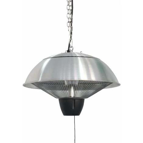 ALICE'S GARDEN Parasol Chauffant électrique Suspendu 1500W – Oslo – Chauffage D’extérieur Type Halogène. Kit De Suspension Inclus (chaîne Et Crochet) - Gris 4 ALICE'S GARDEN Parasol Chauffant électrique Suspendu 1500W – Oslo – Chauffage D’extérieur Type Halogène. Kit De Suspension Inclus (chaîne Et Crochet) - Gris – Image 2