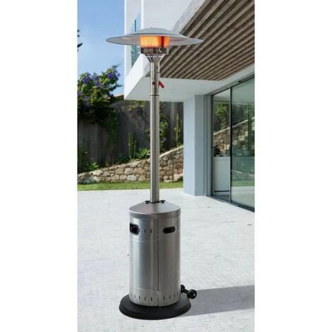 HESPERIDE Chauffage Gaz Pour Terrasse - Gris - Gris 3 HESPERIDE Chauffage Gaz Pour Terrasse - Gris - Gris