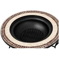 UNIPRODO Braséro De Jardin En Acier Poêle De Terrasse Jardin Chauffage Extérieur ø76cm - Bleu, Gris Foncé, Blanc 9 UNIPRODO Braséro De Jardin En Acier Poêle De Terrasse Jardin Chauffage Extérieur ø76cm - Bleu, Gris Foncé, Blanc -Chauffage d'extérieur Soldes 24394819 3