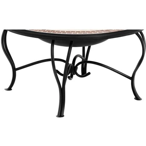 UNIPRODO Braséro De Jardin En Acier Poêle De Terrasse Jardin Chauffage Extérieur ø76cm - Bleu, Gris Foncé, Blanc 6 UNIPRODO Braséro De Jardin En Acier Poêle De Terrasse Jardin Chauffage Extérieur ø76cm - Bleu, Gris Foncé, Blanc – Image 4