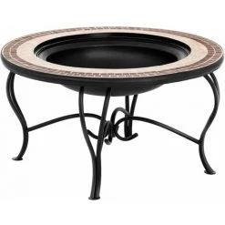 UNIPRODO Braséro De Jardin En Acier Poêle De Terrasse Jardin Chauffage Extérieur ø76cm - Bleu, Gris Foncé, Blanc 11 UNIPRODO Braséro De Jardin En Acier Poêle De Terrasse Jardin Chauffage Extérieur ø76cm - Bleu, Gris Foncé, Blanc -Chauffage d'extérieur Soldes 24394819 5