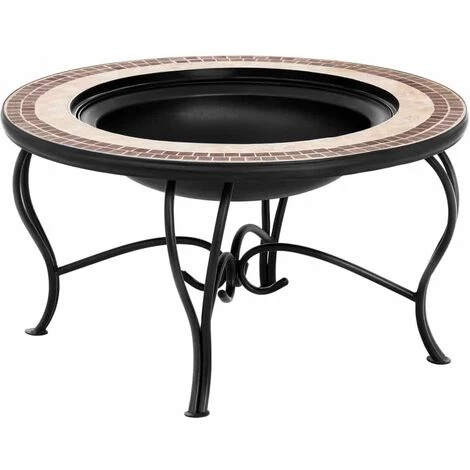 UNIPRODO Braséro De Jardin En Acier Poêle De Terrasse Jardin Chauffage Extérieur ø76cm - Bleu, Gris Foncé, Blanc 7 UNIPRODO Braséro De Jardin En Acier Poêle De Terrasse Jardin Chauffage Extérieur ø76cm - Bleu, Gris Foncé, Blanc – Image 5