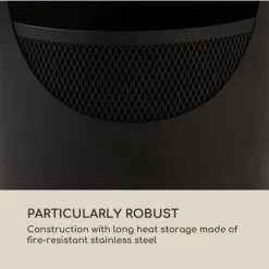 Blumfeldt Verdon Cheminée De Jardin Acier Inoxydable Ignifuge Noire 9 Blumfeldt Verdon Cheminée De Jardin Acier Inoxydable Ignifuge Noire -Chauffage d'extérieur Soldes 24399785 3