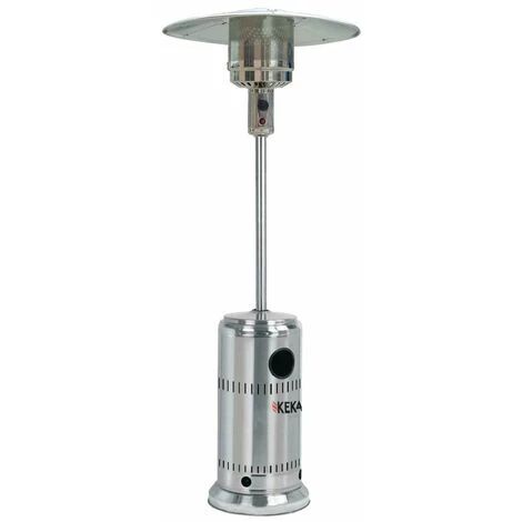 Poêle Au Gaz Pour Extérieur Acier Inoxydable Kekai 13 Kw 25 M² Ø81x221 Cm Gris 3 Poêle Au Gaz Pour Extérieur Acier Inoxydable Kekai 13 Kw 25 M² Ø81x221 Cm Gris