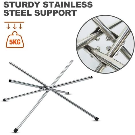 DEVENIRRICHE Brasero De Camping - Petit Brasero Mobile En Acier Inoxydable - Pliable, Léger Et Maniable - Pour Camping, Extérieur, Terrasse, Jardin Et Barbecue - 41 X 41 X 32 Cm 6 DEVENIRRICHE Brasero De Camping - Petit Brasero Mobile En Acier Inoxydable - Pliable, Léger Et Maniable - Pour Camping, Extérieur, Terrasse, Jardin Et Barbecue - 41 X 41 X 32 Cm – Image 4