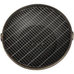 Braséro De Jardin à Bois Chauffage Extérieur Avec Tisonnier Couvercle Grille BBQ Acier Bronzé Teamson Home HR30701AA - Marron 10 Braséro De Jardin à Bois Chauffage Extérieur Avec Tisonnier Couvercle Grille BBQ Acier Bronzé Teamson Home HR30701AA - Marron -Chauffage d'extérieur Soldes 25445123 4