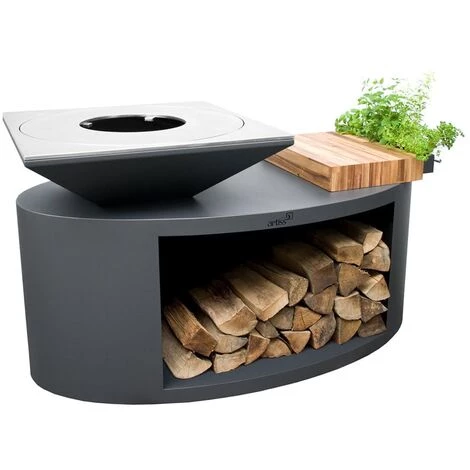 ARTISS DESIGN Brasero Artiss G3 Graphite Plaque Acier Carbone 4 ARTISS DESIGN Brasero Artiss G3 Graphite Plaque Acier Carbone – Image 2