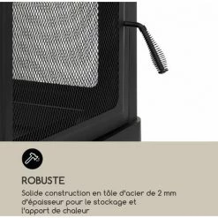 Blumfeldt Macondo Braséro De Jardin Poele à Bois 35 X 35cm Tisonnier Inclus -Chauffage d'extérieur Soldes 25950843 3