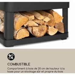Blumfeldt Macondo Braséro De Jardin Poele à Bois 35 X 35cm Tisonnier Inclus -Chauffage d'extérieur Soldes 25950843 4