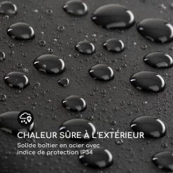 Blumfeldt Heat Hexa Radiateur Infrarouge 800/1200/2000W Halogène IP34 LED Noir 11 Blumfeldt Heat Hexa Radiateur Infrarouge 800/1200/2000W Halogène IP34 LED Noir -Chauffage d'extérieur Soldes 26293009 5