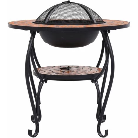 TRUE DEAL Table De Foyer Mosaïque Terre Cuite 68 Cm Céramique 7 TRUE DEAL Table De Foyer Mosaïque Terre Cuite 68 Cm Céramique – Image 5