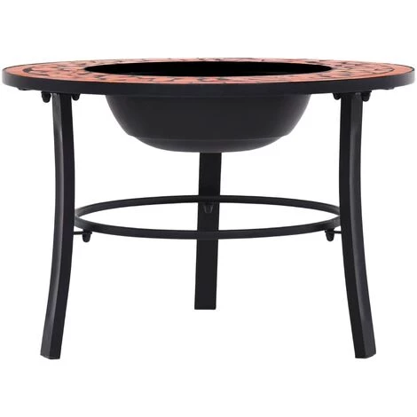 TRUE DEAL Foyer Mosaïque Terre Cuite 68 Cm Céramique 4 TRUE DEAL Foyer Mosaïque Terre Cuite 68 Cm Céramique – Image 2