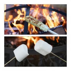 Relaxdays Brasero Avec Protection étincelles, Jardin Et Terrasse, Avec Tisonnier, Foyer Extérieur, HxD 60 X 60 Cm, Noir 10 Relaxdays Brasero Avec Protection étincelles, Jardin Et Terrasse, Avec Tisonnier, Foyer Extérieur, HxD 60 X 60 Cm, Noir -Chauffage d'extérieur Soldes 26752487 4