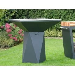 ARTISS DESIGN Brasero Artiss G1 Graphite Plaque De Cuisson Acier Inoxydable Alimentaire -Chauffage d'extérieur Soldes 26854101 3