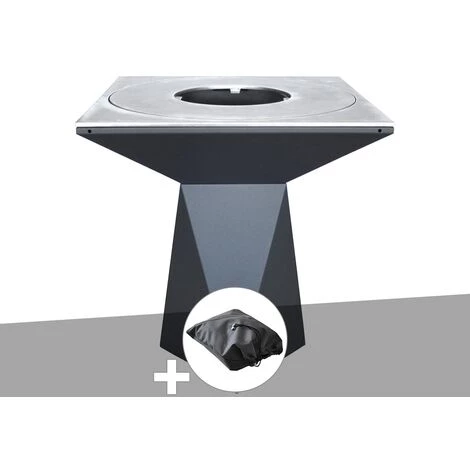 ARTISS DESIGN Brasero Artiss G1 Graphite Plaque De Cuisson Acier Inoxydable Alimentaire + Housse De Protection 3 ARTISS DESIGN Brasero Artiss G1 Graphite Plaque De Cuisson Acier Inoxydable Alimentaire + Housse De Protection