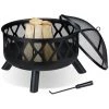 Relaxdays Brasero De Jardin, Avec Protection étincelles, Ø 62 Cm, Tisonnier Inclus, Terrasse, Bac à Feu, Acier, Noir 1 Relaxdays Brasero De Jardin, Avec Protection étincelles, Ø 62 Cm, Tisonnier Inclus, Terrasse, Bac à Feu, Acier, Noir -Chauffage d'extérieur Soldes 27021887 1
