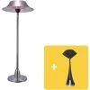 GREADEN - Parasol Chauffant Infrarouge Jupiter Grand Réflecteur Chauffage électrique De Terrasse à Halogène 3000 W Extérieur IP44 - Radiateur Jardin/Patio/Intérieur (Chauffant + Housse) EU Plug - Inox 1 GREADEN - Parasol Chauffant Infrarouge Jupiter Grand Réflecteur Chauffage électrique De Terrasse à Halogène 3000 W Extérieur IP44 - Radiateur Jardin/Patio/Intérieur (Chauffant + Housse) EU Plug - Inox -Chauffage d'extérieur Soldes 27326651 1