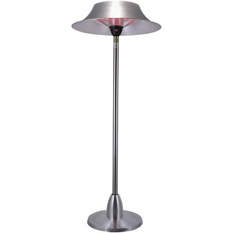 GREADEN - Parasol Chauffant Infrarouge Jupiter Grand Réflecteur Chauffage électrique De Terrasse à Halogène 3000 W Extérieur IP44 - Radiateur Jardin/Patio/Intérieur (Chauffant + Housse) EU Plug - Inox 4 GREADEN - Parasol Chauffant Infrarouge Jupiter Grand Réflecteur Chauffage électrique De Terrasse à Halogène 3000 W Extérieur IP44 - Radiateur Jardin/Patio/Intérieur (Chauffant + Housse) EU Plug - Inox – Image 2