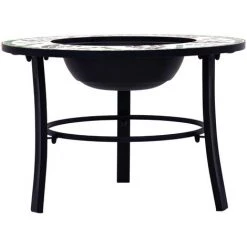 YOUTHUP Foyer Mosaïque Vert 68 Cm Céramique - Vert -Chauffage d'extérieur Soldes 27393650 3