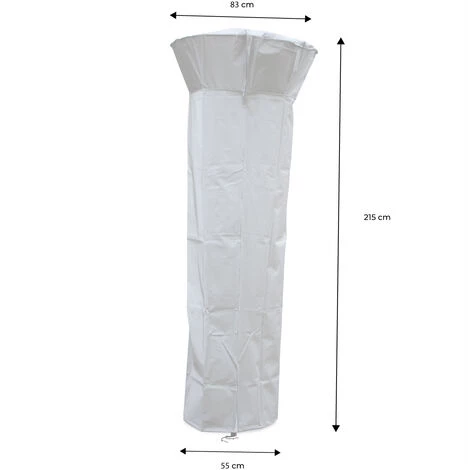 ALICE'S GARDEN Housse Intégrale Pour Parasols Chauffants - FINLAND, LAPLAND, SIBERIA Et NORWAY- Accessoire De Protection Gris - Gris 6 ALICE'S GARDEN Housse Intégrale Pour Parasols Chauffants - FINLAND, LAPLAND, SIBERIA Et NORWAY- Accessoire De Protection Gris - Gris – Image 4