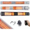 AREBOS Radiateur Infrarouge Extérieur | Chauffage Radiant Terrasse | Protection IP65 | élément Chauffant En Carbone | Angle D´inclination 60° | 3000W | Avec Télécommande| Intérieur Et Extérieur - Argent 1 AREBOS Radiateur Infrarouge Extérieur | Chauffage Radiant Terrasse | Protection IP65 | élément Chauffant En Carbone | Angle D´inclination 60° | 3000W | Avec Télécommande| Intérieur Et Extérieur - Argent -Chauffage d'extérieur Soldes 27421309 1
