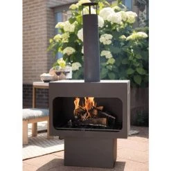 TRUE DEAL RedFire Cheminée Jersey XL Acier Noir 81076 -Chauffage d'extérieur Soldes 28456559 5