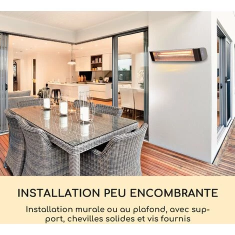 Blumfeldt Blumfeldt Smartwave Chauffage Infrarouge Tube En Carbone 2400W WiFi App Blanc 6 Blumfeldt Blumfeldt Smartwave Chauffage Infrarouge Tube En Carbone 2400W WiFi App Blanc – Image 4