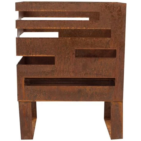 TRUE DEAL RedFire Panier à Feu Madison Rouille Acier 3 TRUE DEAL RedFire Panier à Feu Madison Rouille Acier