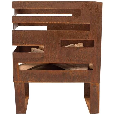 TRUE DEAL RedFire Panier à Feu Madison Rouille Acier 4 TRUE DEAL RedFire Panier à Feu Madison Rouille Acier – Image 2