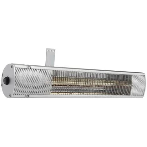 TRUE DEAL Tristar Chauffage Murale Pour Patio KA-5277 2000 W Tube Doré Argenté 3 TRUE DEAL Tristar Chauffage Murale Pour Patio KA-5277 2000 W Tube Doré Argenté