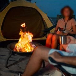 Yaheetech Brasero Extérieur Terrasse Brasero Fer Laminé à Froid Foyer Exterieur Pour Jardin Camp Cour Chauffage Avec Pieds Pliable, 54 Cm De Diamètre, Avec Poker, Grille, Couvercle, Sac De Transport 11 Yaheetech Brasero Extérieur Terrasse Brasero Fer Laminé à Froid Foyer Exterieur Pour Jardin Camp Cour Chauffage Avec Pieds Pliable, 54 Cm De Diamètre, Avec Poker, Grille, Couvercle, Sac De Transport -Chauffage d'extérieur Soldes 30539868 5