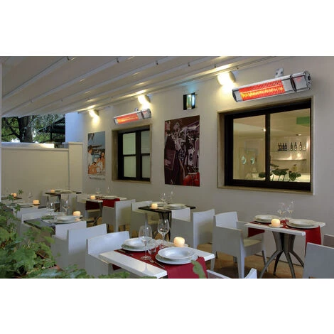 Kemper Lampe Infrarouge - Chauffage De Terrasse - Pour Usage Intérieur Et Extérieur - 2000W - 24m² - IP55 - Avec Télécommande 5 Kemper Lampe Infrarouge - Chauffage De Terrasse - Pour Usage Intérieur Et Extérieur - 2000W - 24m² - IP55 - Avec Télécommande – Image 3