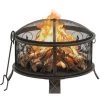 VidaXL Foyer Rustique Avec Tisonnier 67,5 Cm XXL Acier - Noir 2 VidaXL Foyer Rustique Avec Tisonnier 67,5 Cm XXL Acier - Noir -Chauffage d'extérieur Soldes 31054772 1